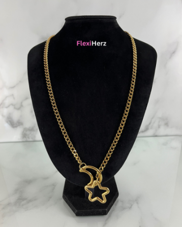 FlexiHerz™ Stern & Mond Kette