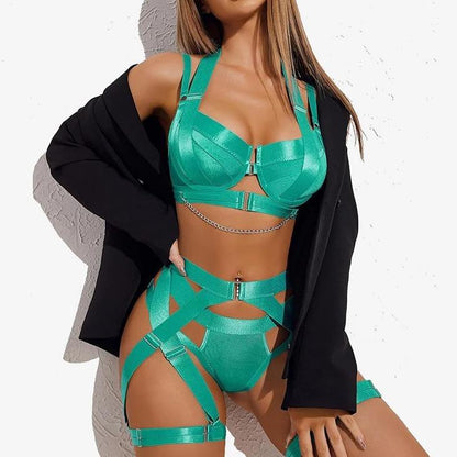 Lingerie Set For Women Strappy Lingerie Underwire Push Up