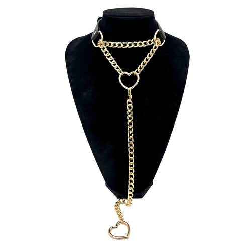 FlexiHerz™ Halsband mit Herzkette